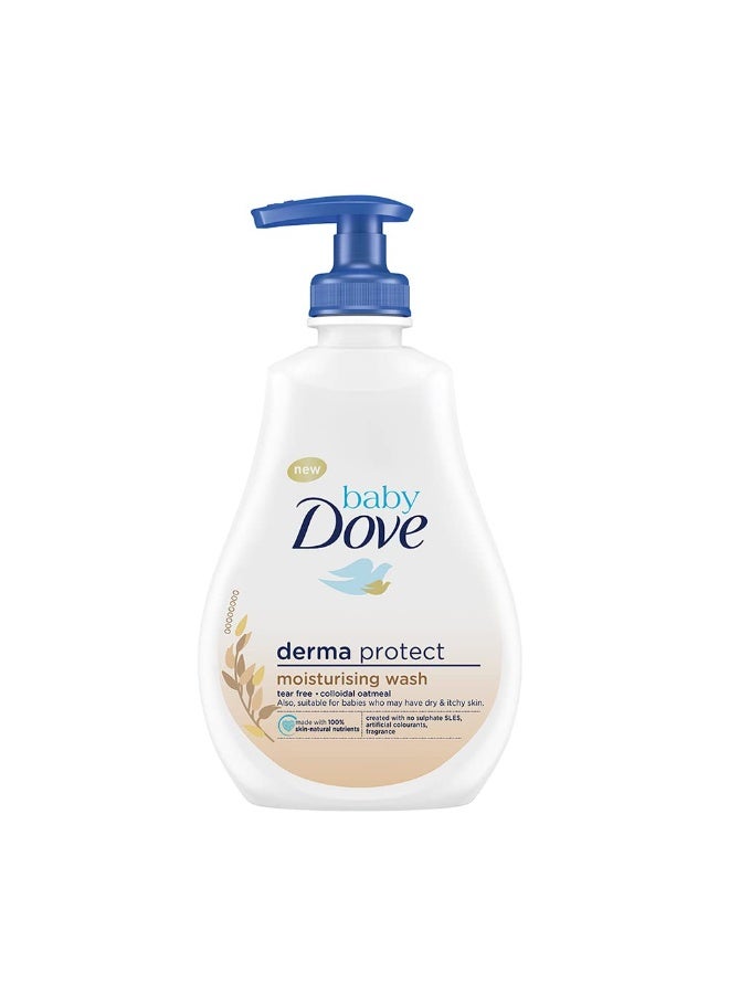 Dove Baby Dove Derma Protect Moisturising Wash 400ml - Image 1